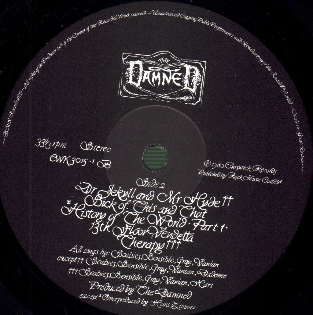 Damned - Black Album - Double Lp