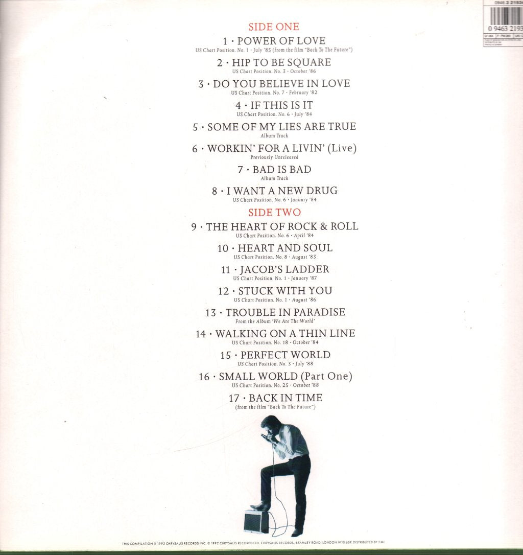 Huey Lewis & The News - Heart Of Rock & Roll (Best Of) - Lp