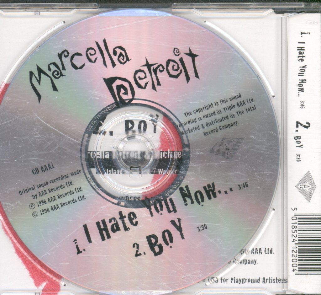 Marcella Detroit - I Hate You Now... - Cd