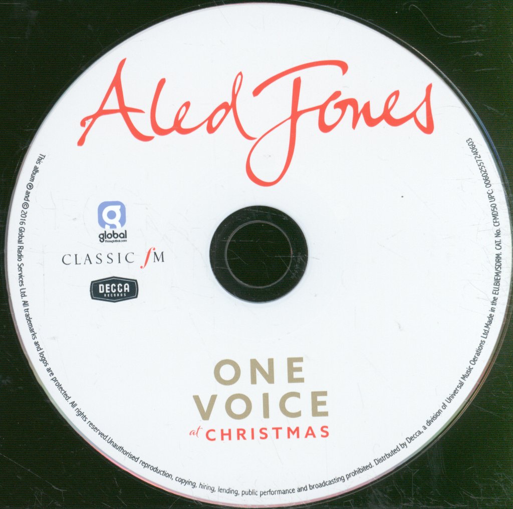 Aled Jones - One Voice At Christmas - Cd