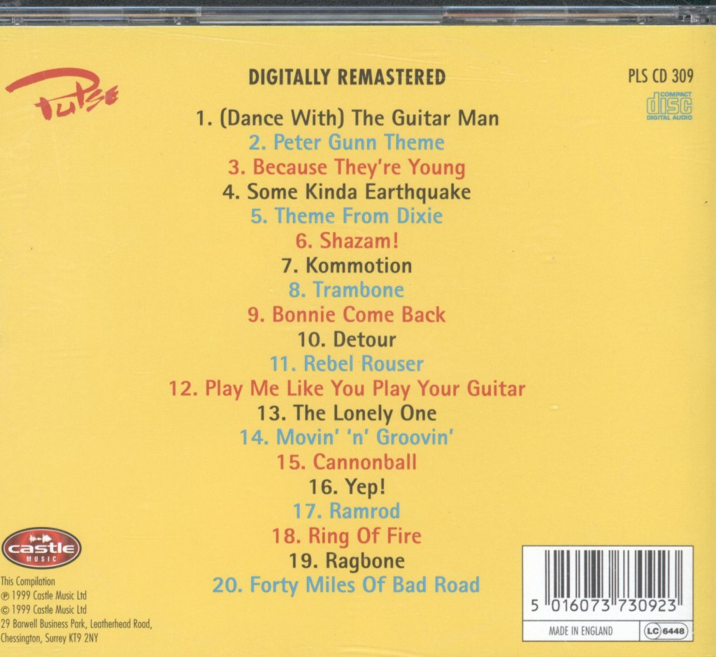 Duane Eddy - Mr Twangy Guitar - Cd