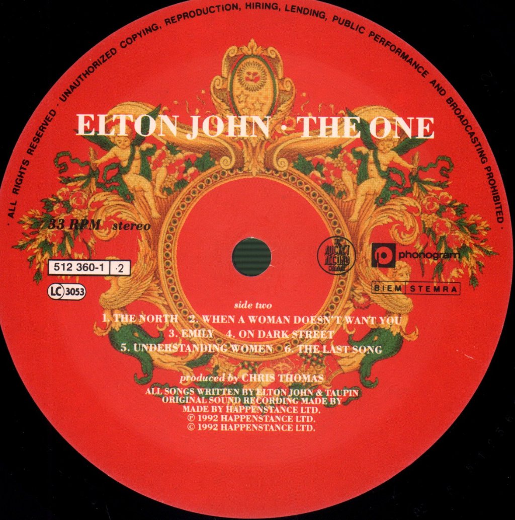 Elton John - One - Lp