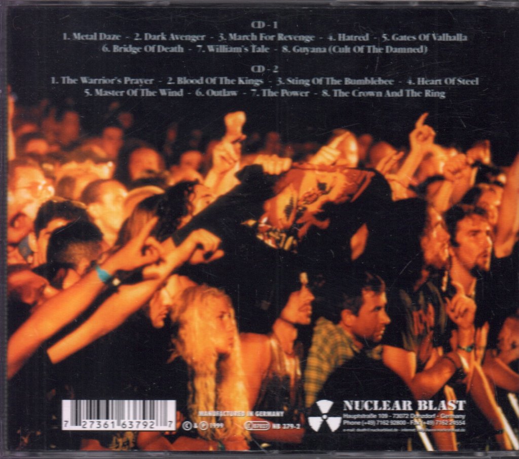 Manowar - Hell On Stage Live - Double Cd