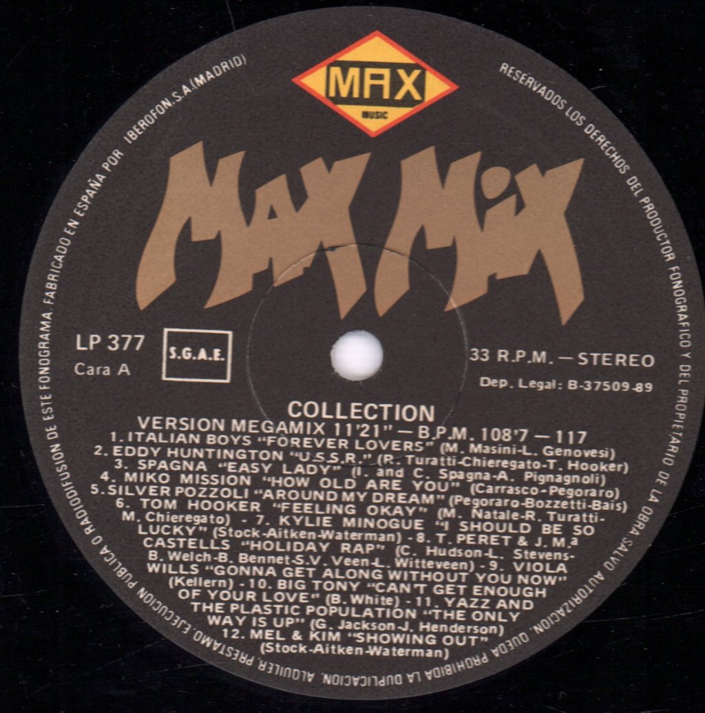 Various Artists - Max Mix Collection - Lp