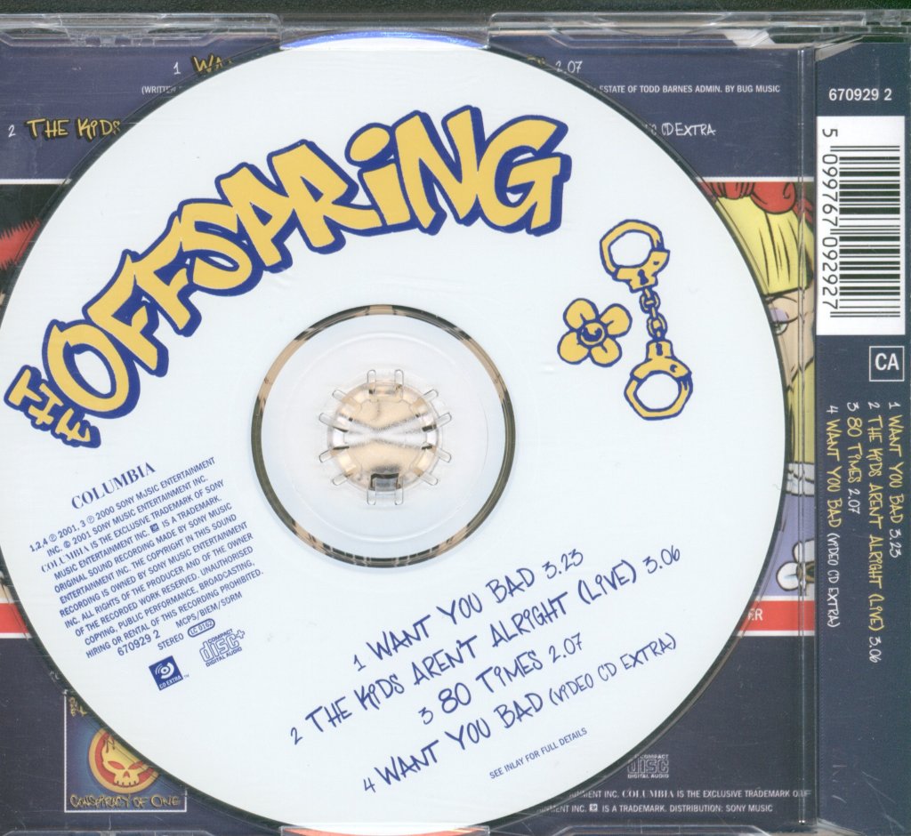 Offspring - Want You Bad - Cd
