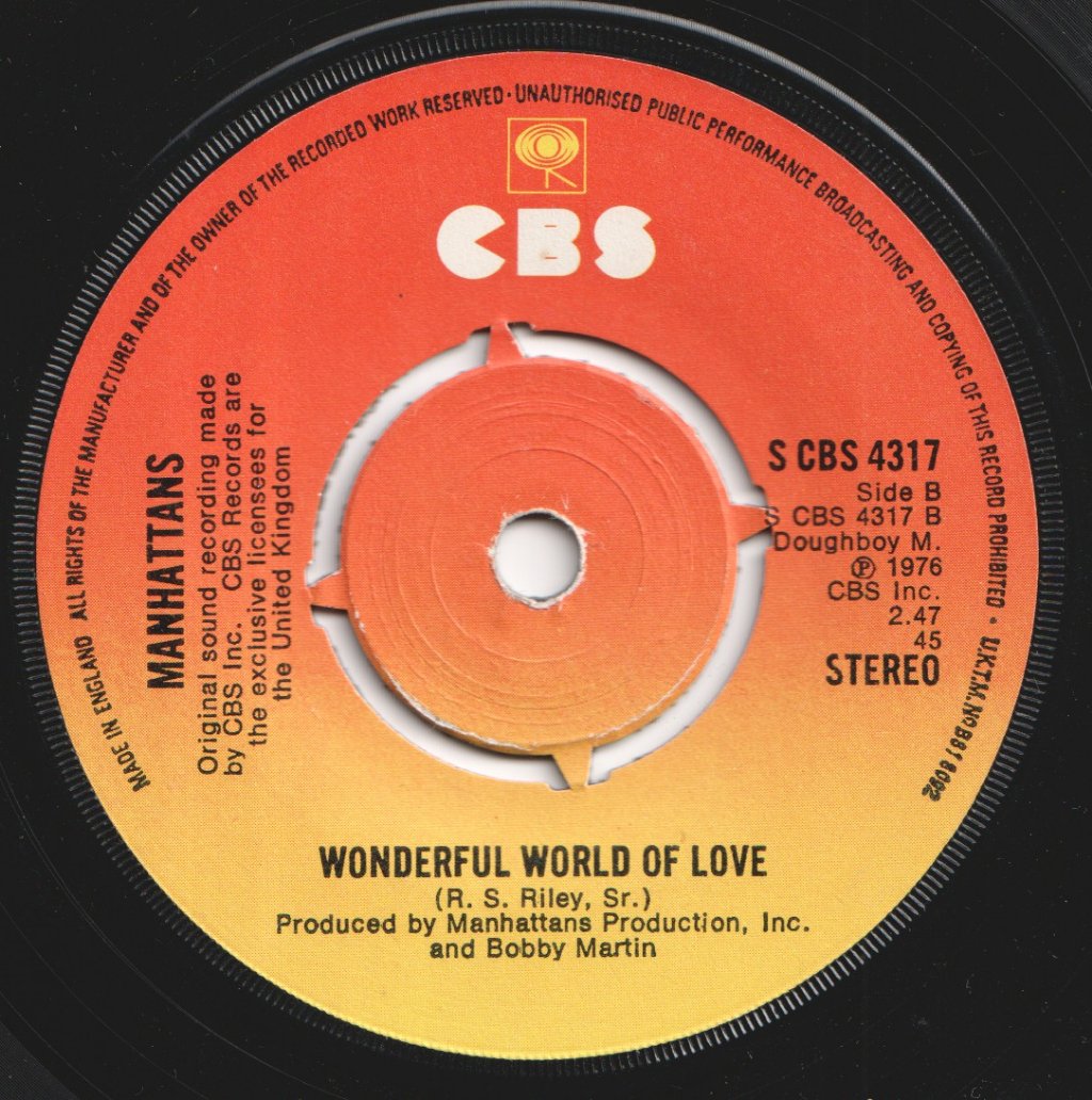 Manhattans - Kiss And Say Goodbye - 7 Inch