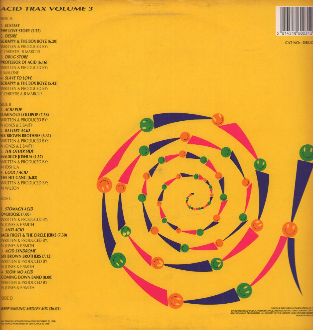 Various Artists - Acid Trax Volume 3 - Double Lp