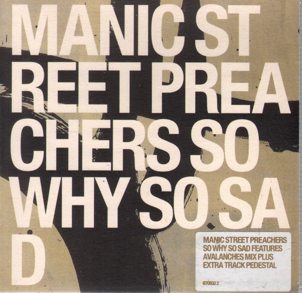 Manic Street Preachers - So Why So Sad - Cd
