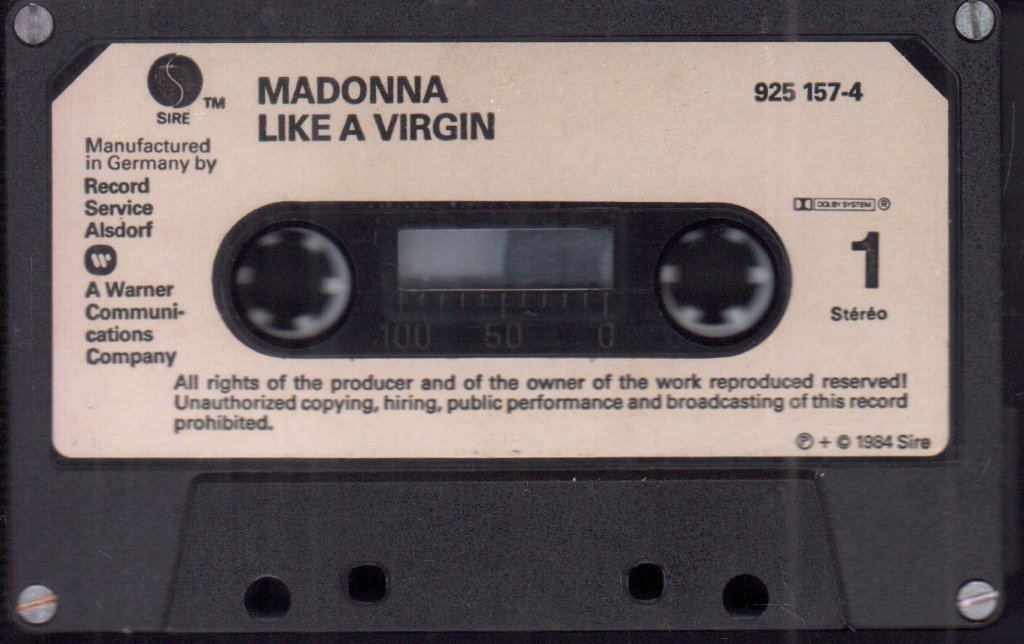 Madonna - Like A Virgin - Cassette