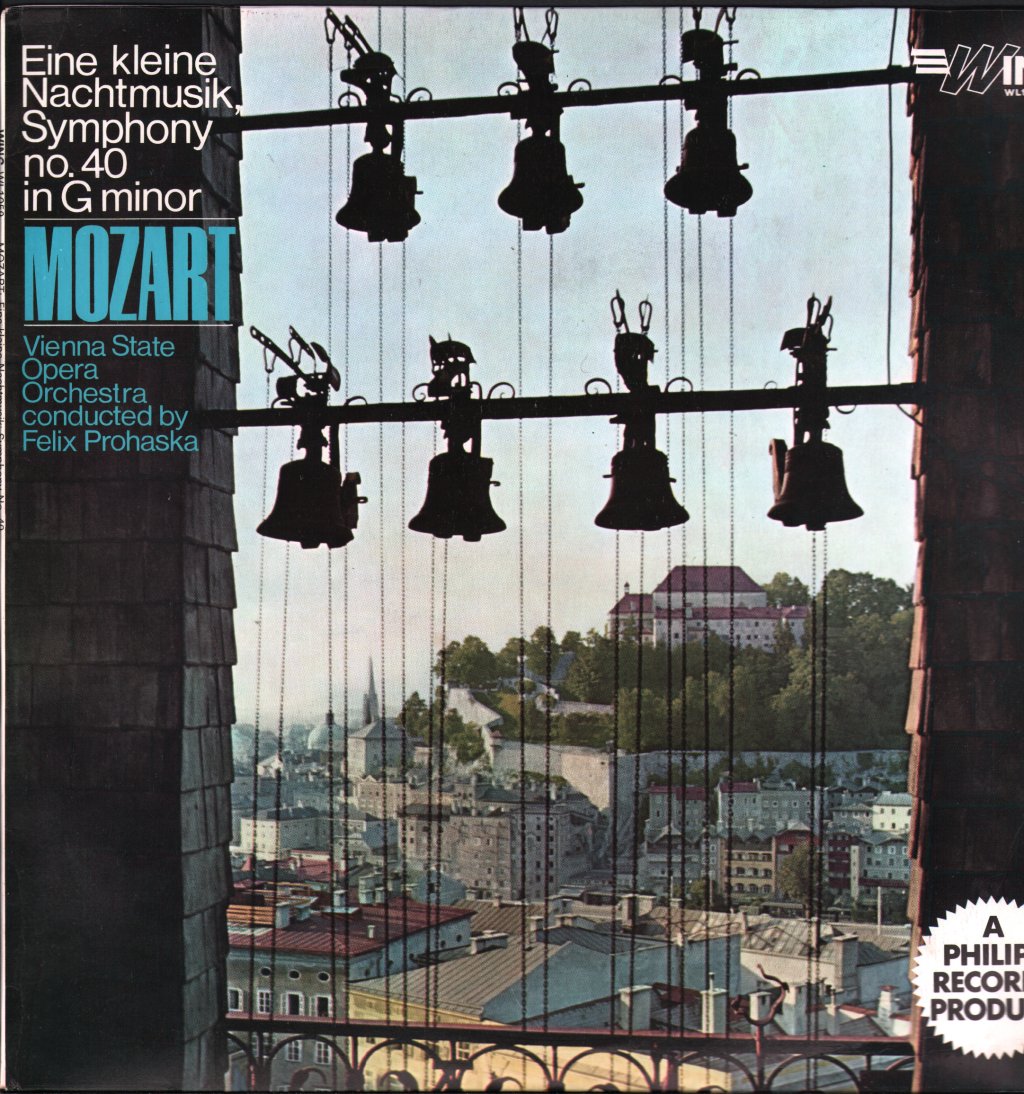 Vienna State Opera Orchestra / Felix Prohaska - Mozart - Eine Kleine Nachtmusik /  Symphony No. 40 In G Minor - Lp