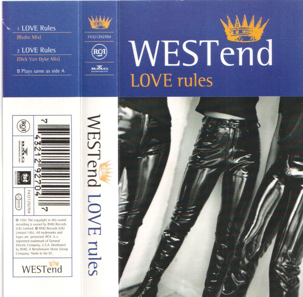 West End - Love Rules - Cassette