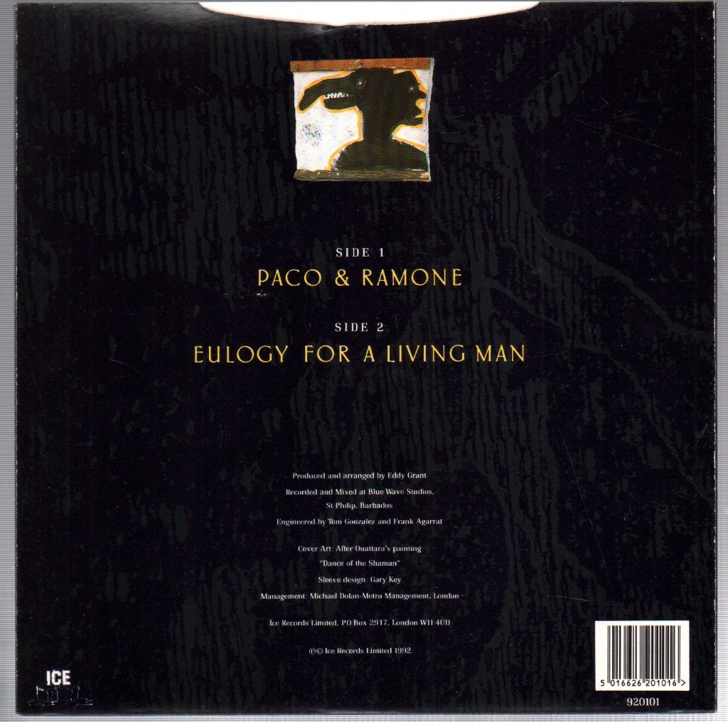 Eddy Grant - Paco And Ramone - 7 Inch