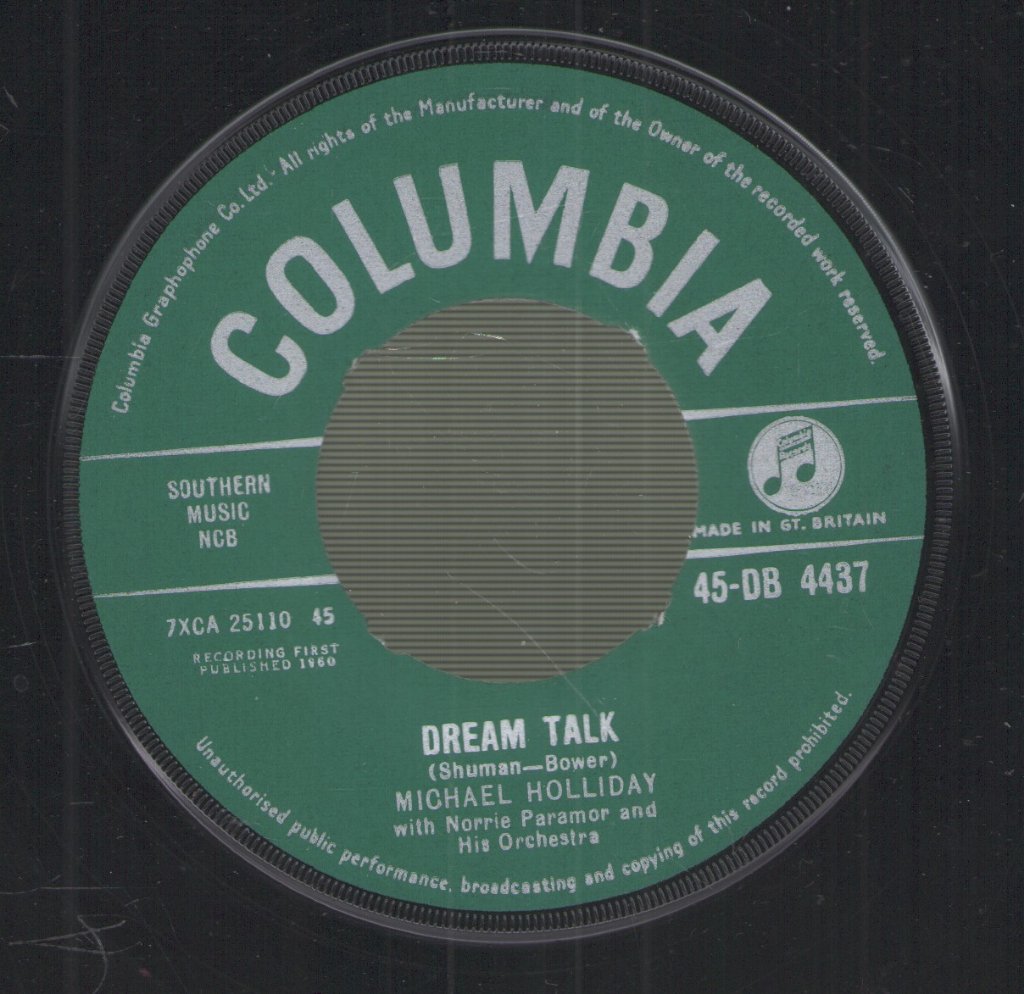 Michael Holliday - Dream Talk - 7 Inch