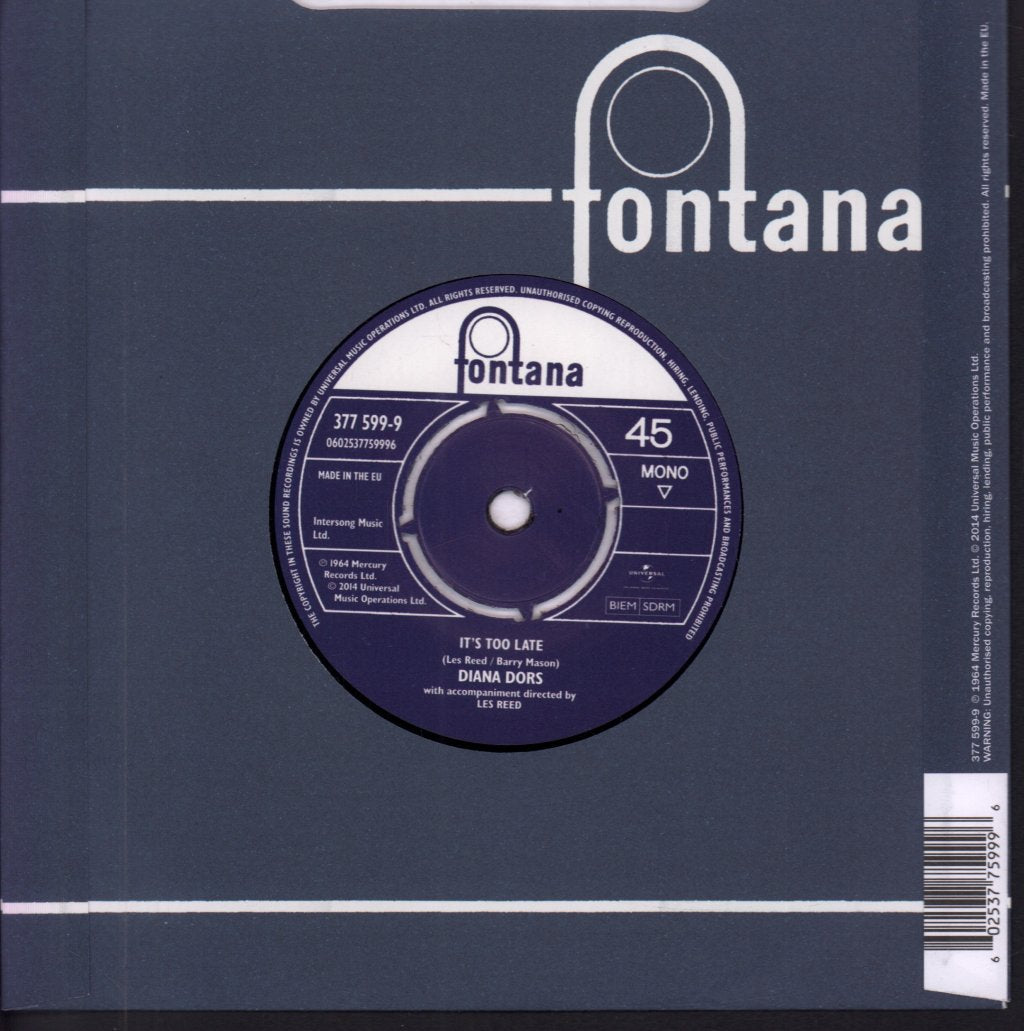 Diana Dors - So Little Time - 7 Inch