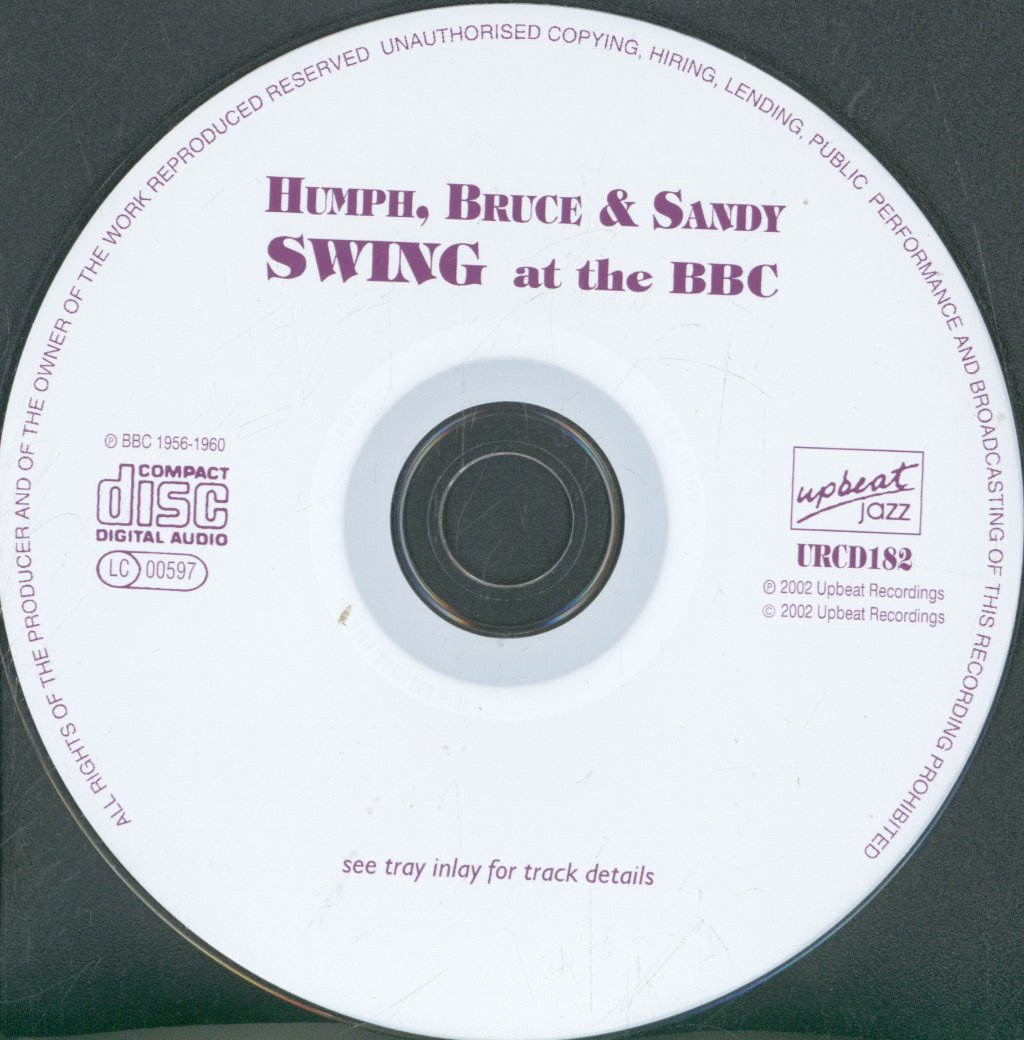 Humphrey Lyttelton, Bruce Turner, Fairweather-Brown All Stars - Humph, Bruce and Sandy Swing at the BBC - Cd