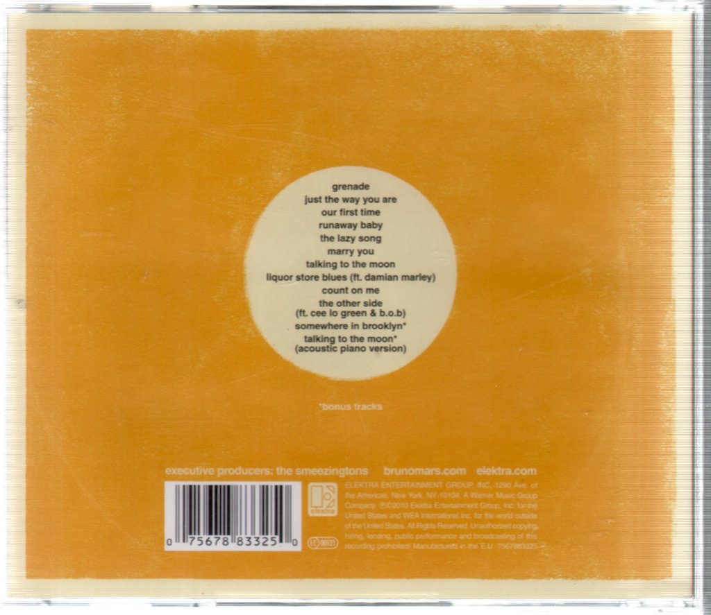 Bruno Mars - Doo Wops And Hooligans - Cd