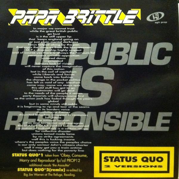 Papa Brittle - Status Quo - 12 Inch