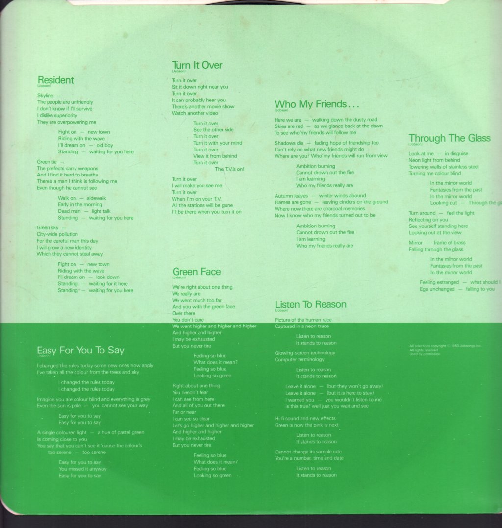 Eddie Jobson - Zinc - Lp