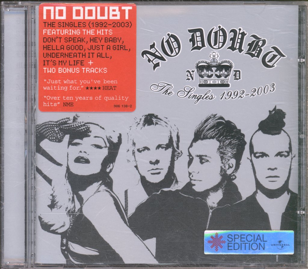 No Doubt - Singles 1992 - 2003 - Cd