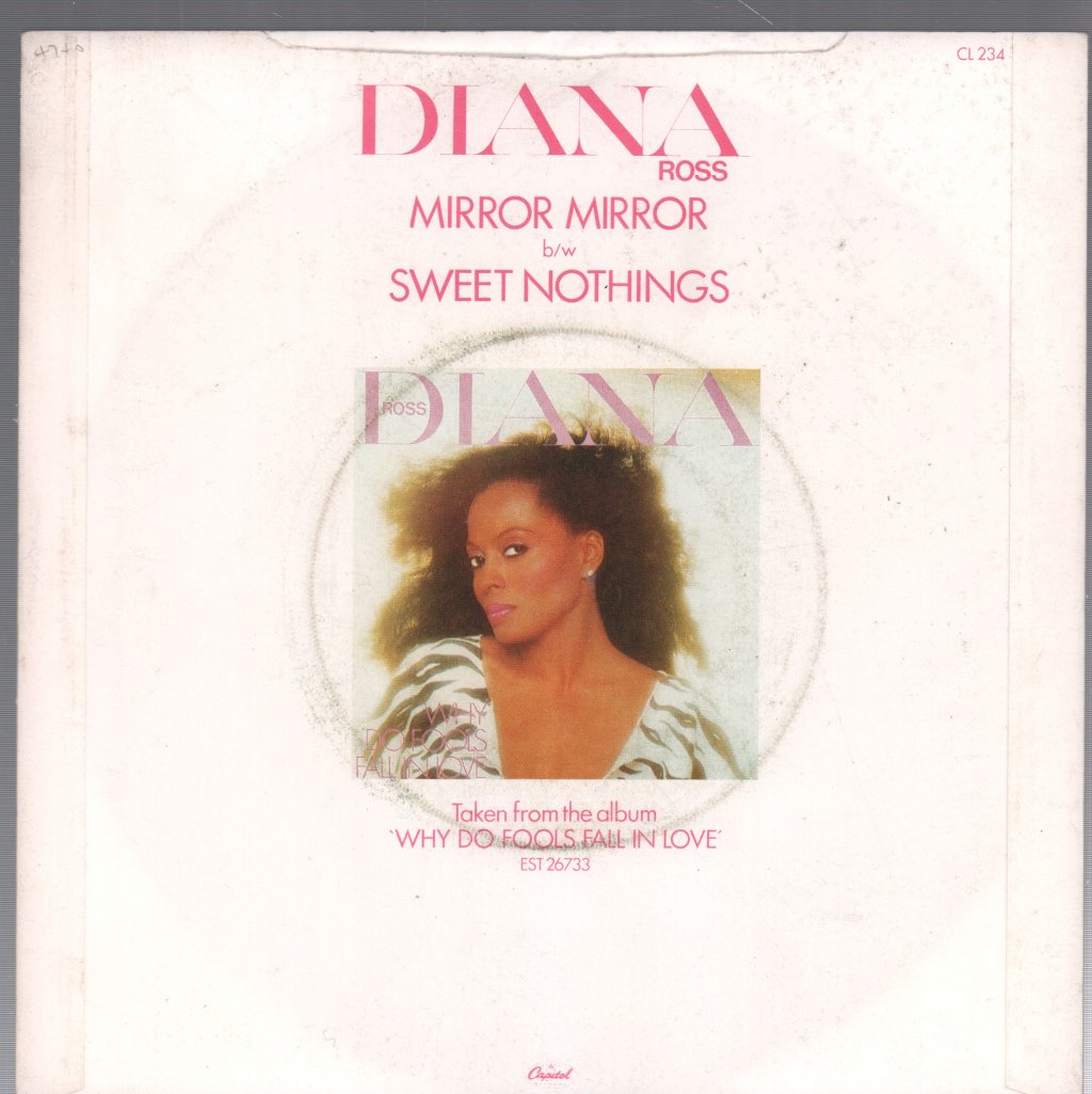 Diana Ross - Mirror Mirror - 7 Inch