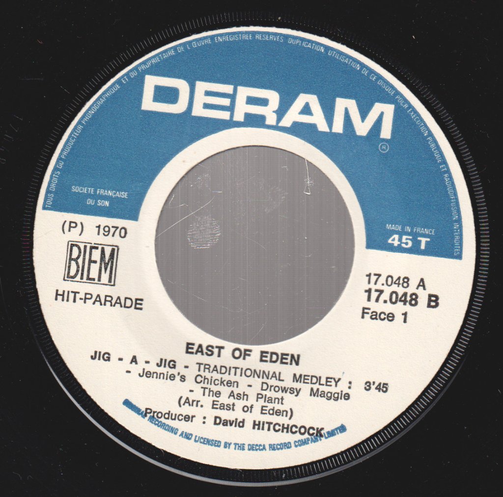 East Of Eden - Le 1er Disque Pirate D'East Of Eden - 7 Inch