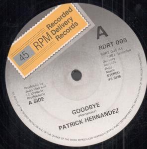 Patrick Hernandez - Goodbye - 12 Inch