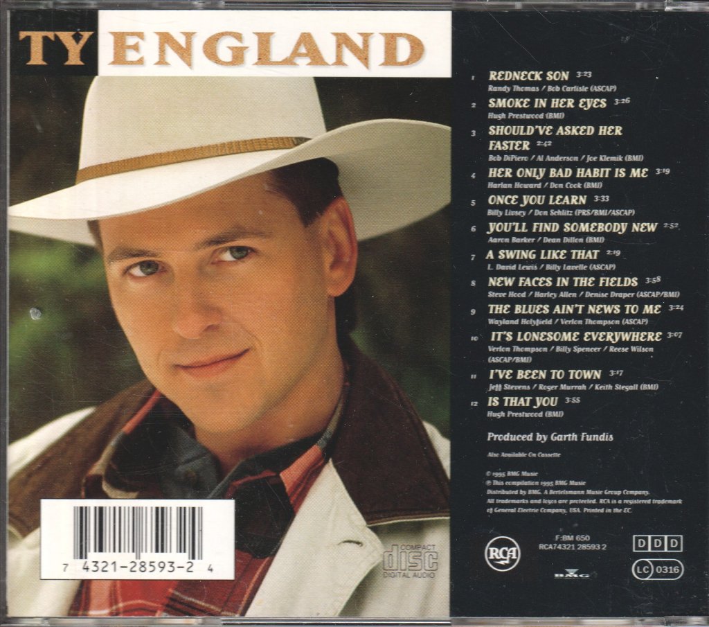 Ty England - Ty England - Cd