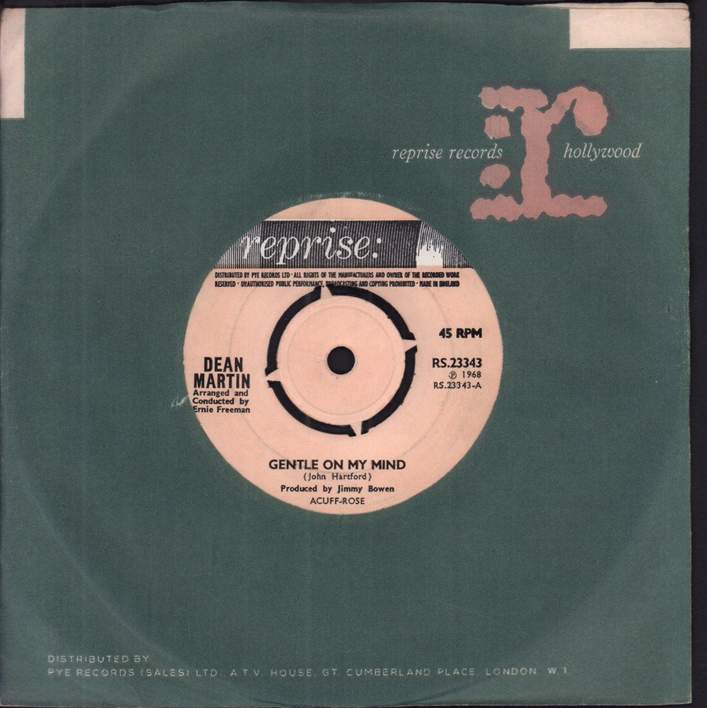 Dean Martin - Gentle On My Mind - 7 Inch