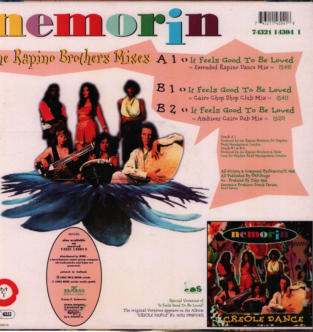 Nemorin - It Feels Good To Be Loved - 12 Inch