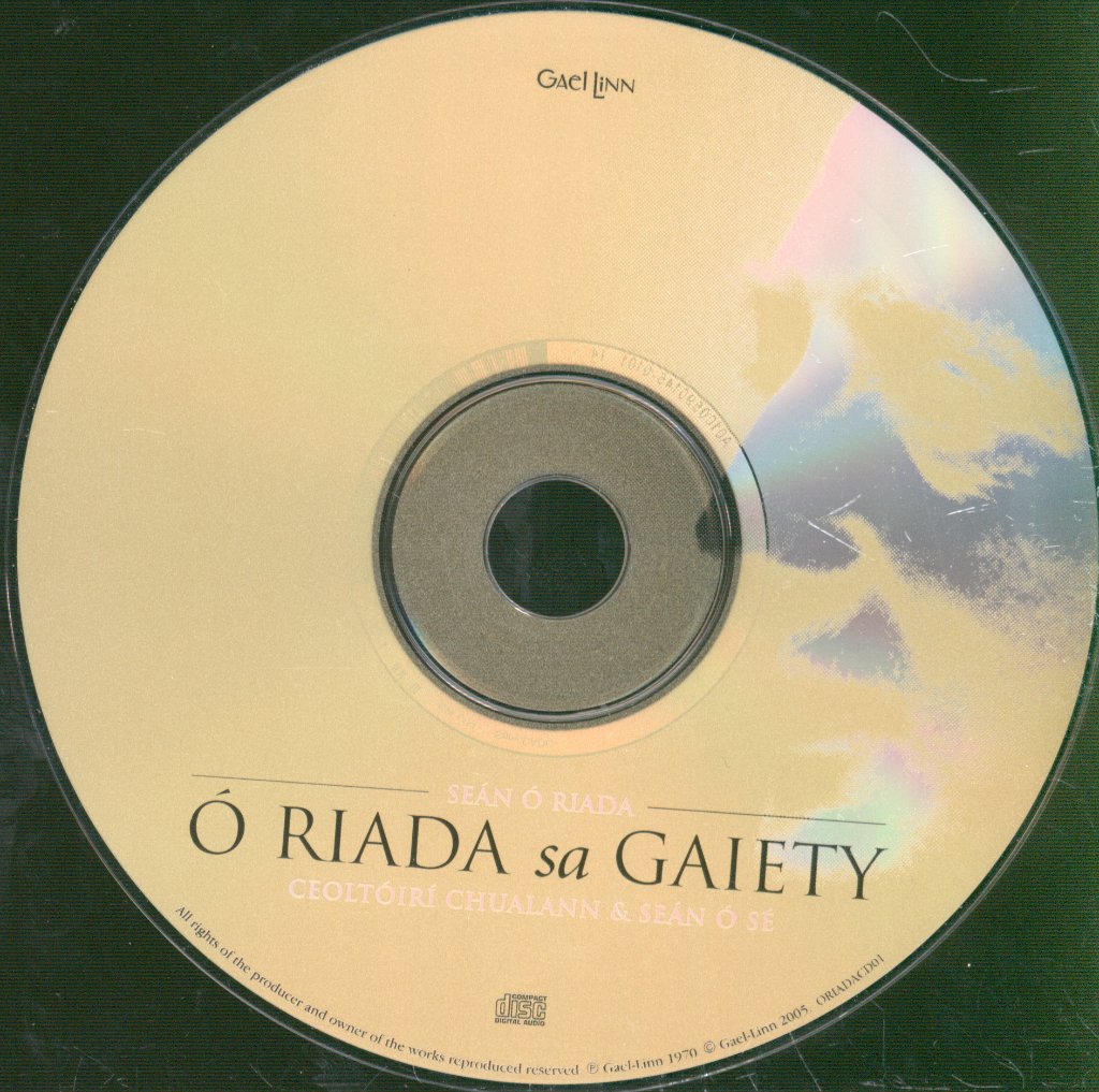 Seán Ó Riada : Ceoltóirí Chualann & Seán Ó Sé - Ó Riada Sa Gaiety - Cd