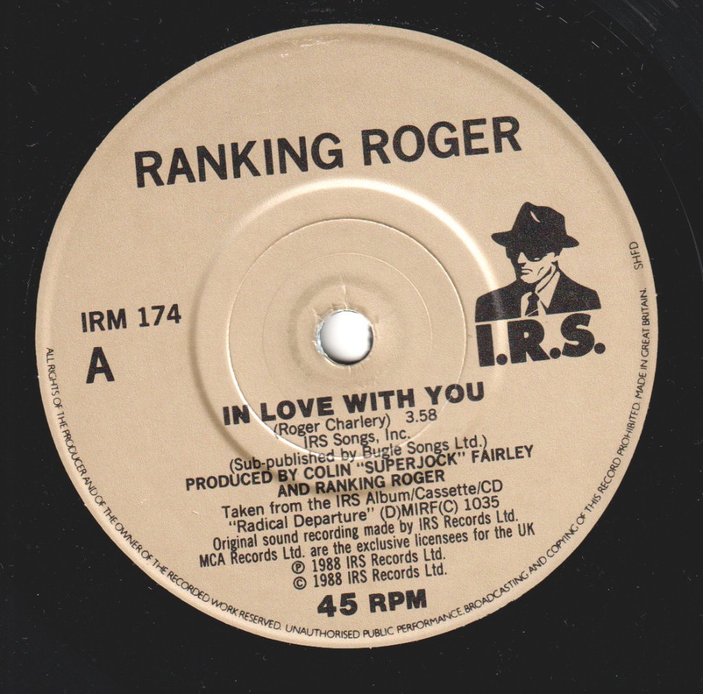 Ranking Roger - In Love With You - 7 Inch