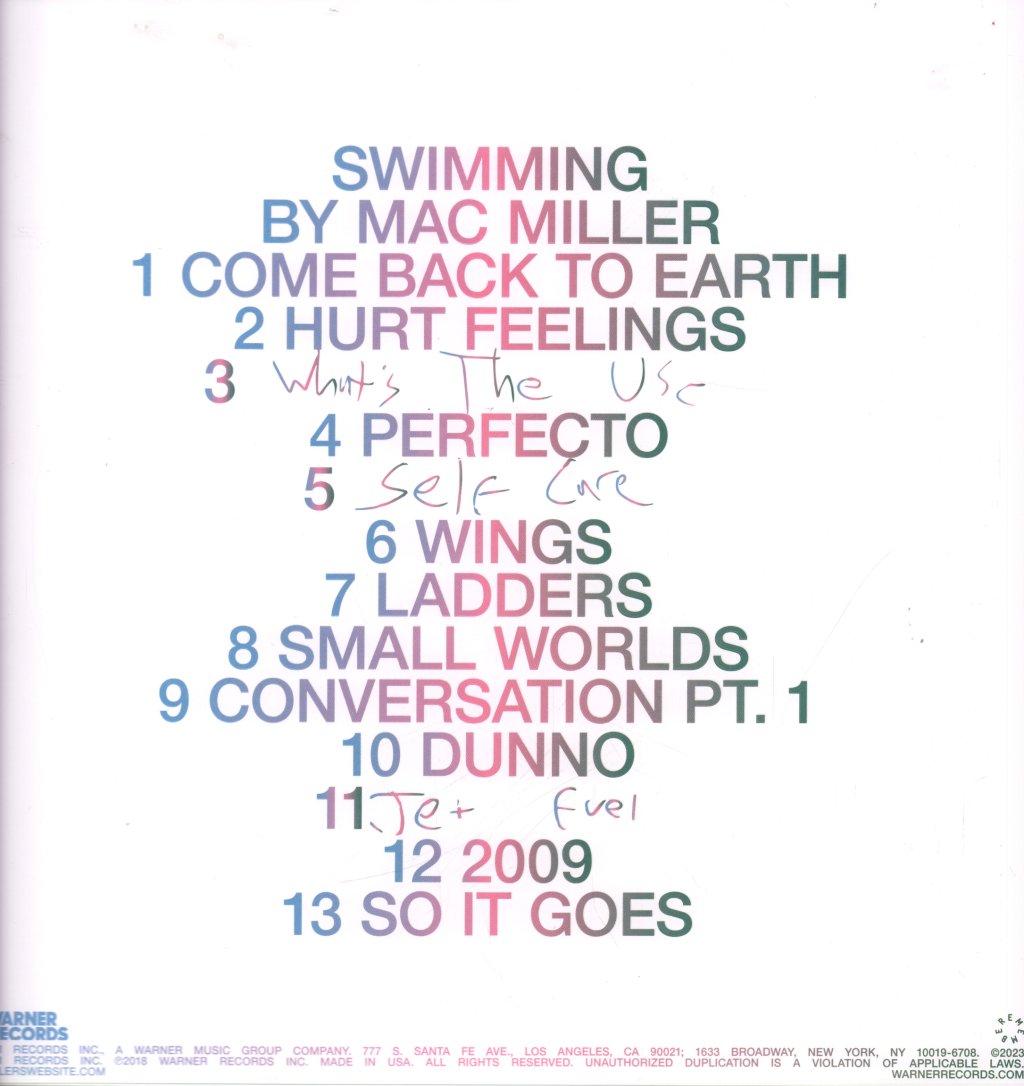 Mac Miller - Swimming - Double Lp