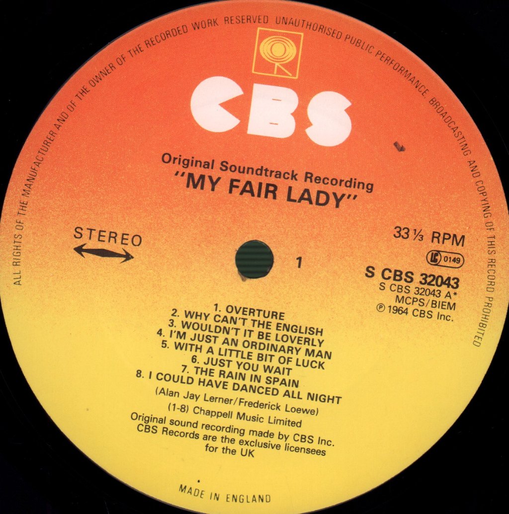 Various Artists - My Fair Lady (Original Soundtrack Recording) - Lp