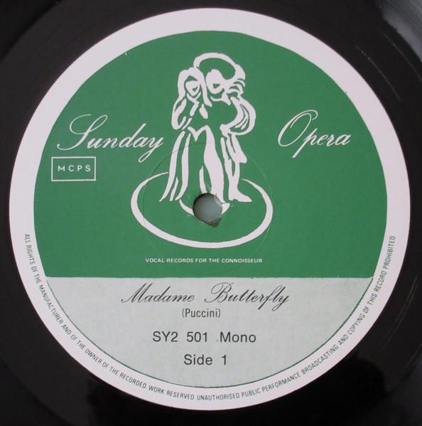 Rosina Buckman - Puccini Madam Butterfly - Double Lp