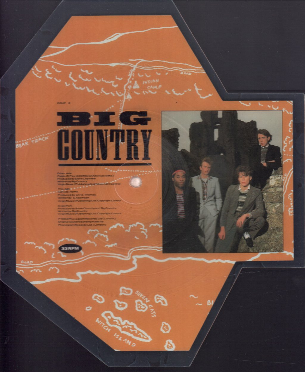 Big Country - Fields Of Fire - 7 Inch
