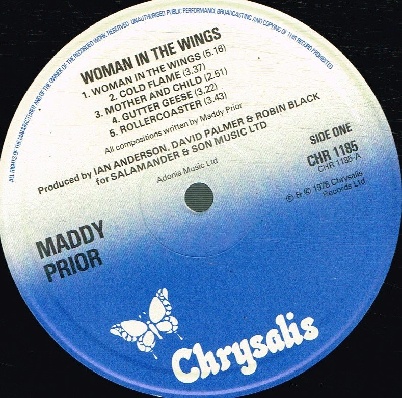Maddy Prior - Woman In The Wings - Lp