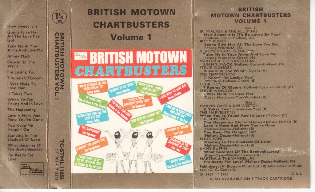Various Artists - British Motown Chartbusters (Volume 1) - Cassette