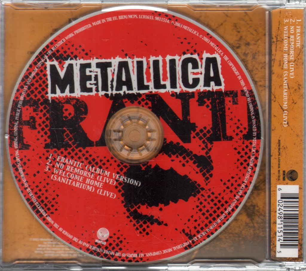 Metallica - Frantic - Cd