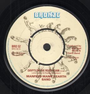 Manfred Mann's Earth Band - Davy's On The Road Again - 7 Inch