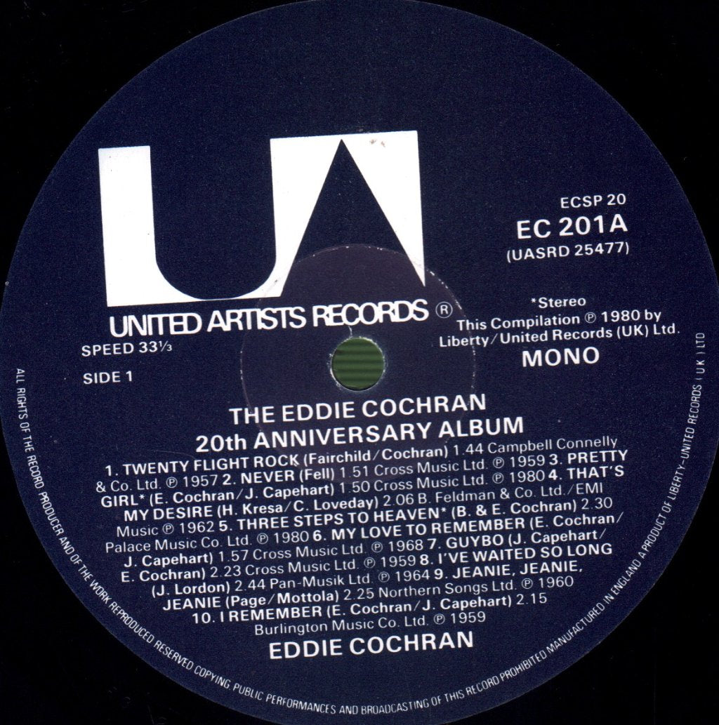Eddie Cochran - 20th Anniversary Album - Lp Set