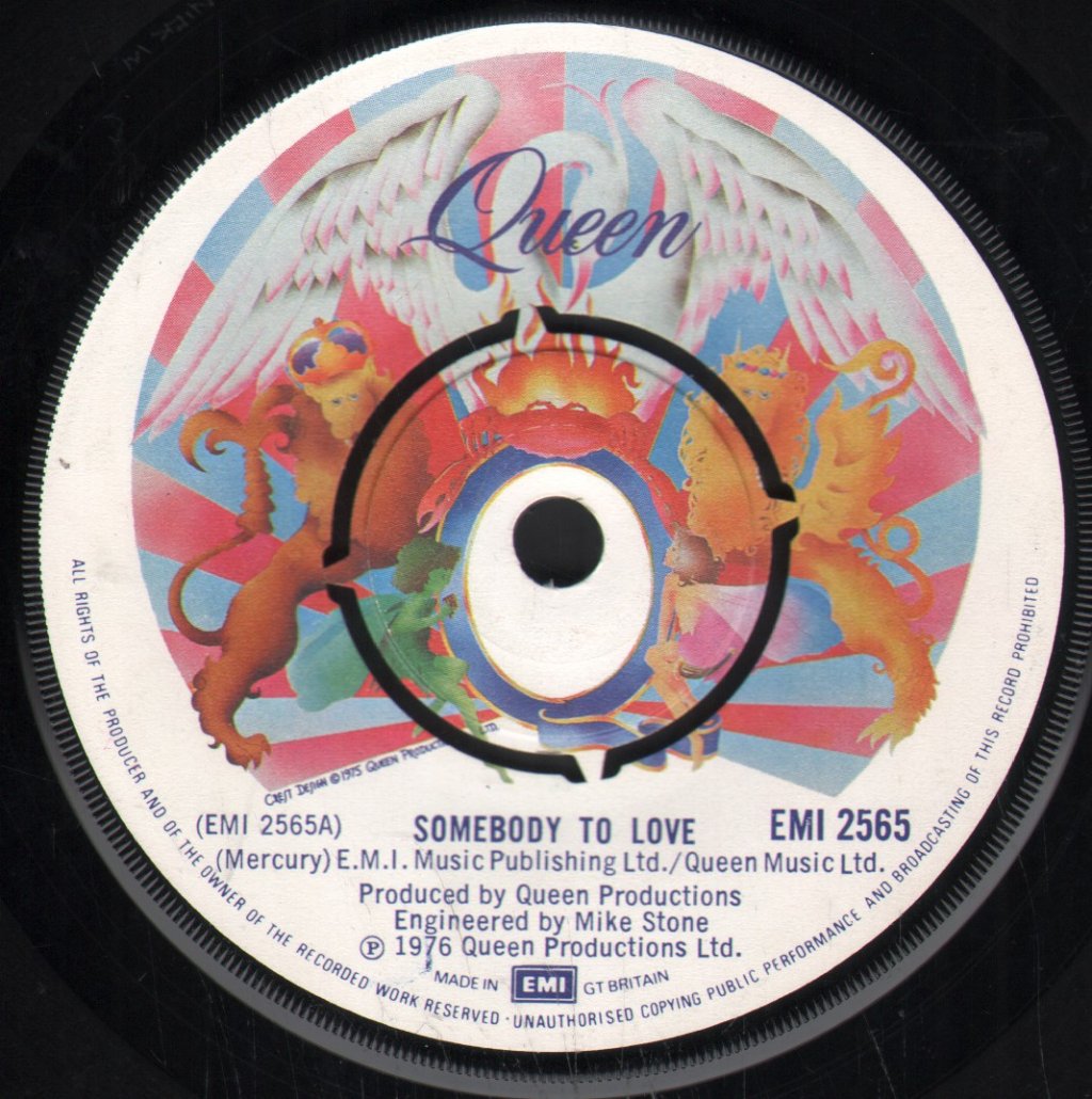 Queen - Somebody To Love - 7 Inch