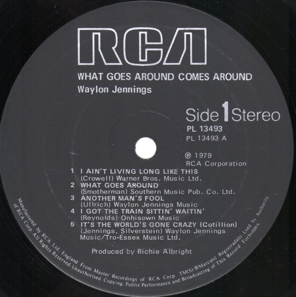 Waylon Jennings - What Goes Around Comes Around - Lp