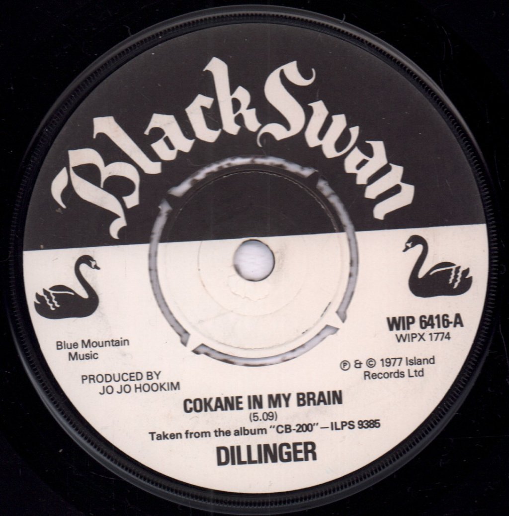 Dillinger (Reggae Artist) - Cokane In My Brain - 7 Inch