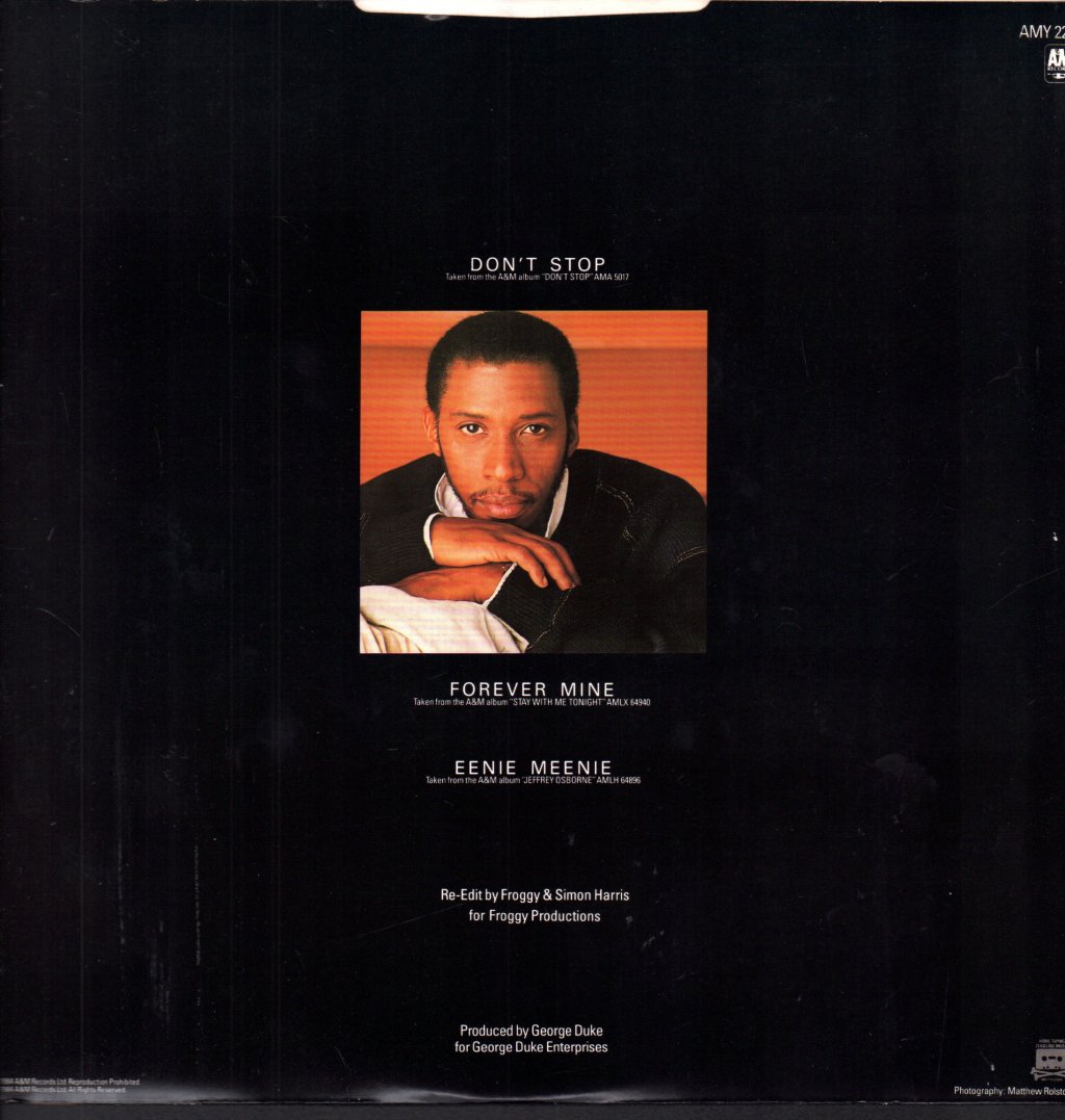 Jeffrey Osborne - Don't Stop - 12 Inch