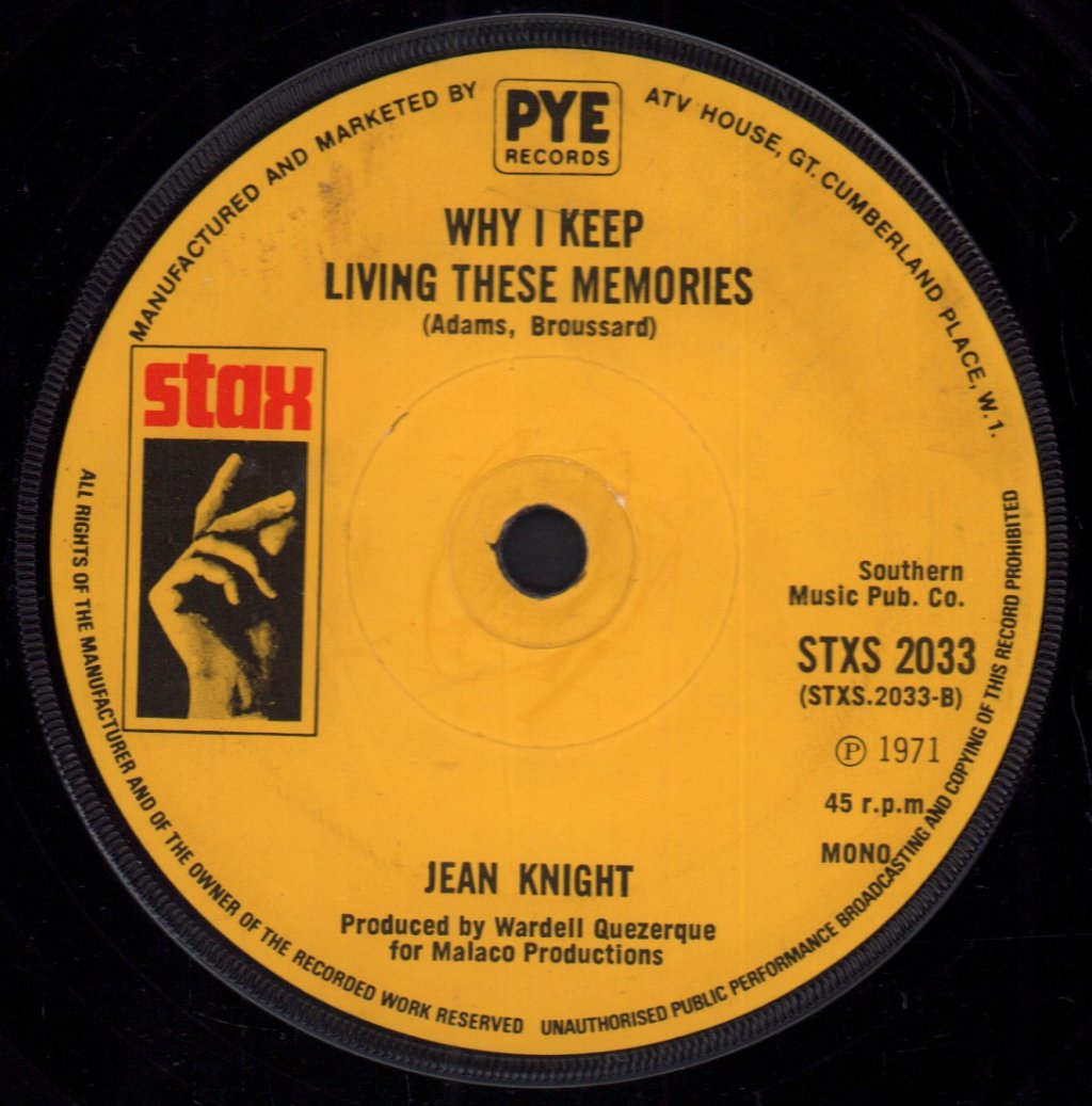 Jean Knight - Mr. Big Stuff - 7 Inch