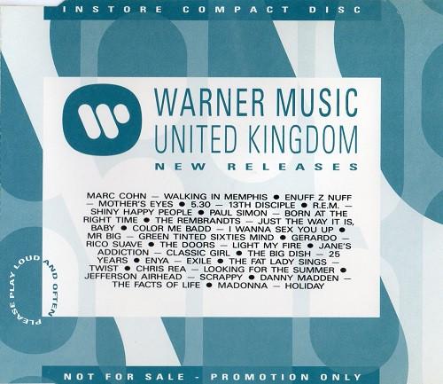 Various Artists - Warner Music United Kingdom New Releases - Cd