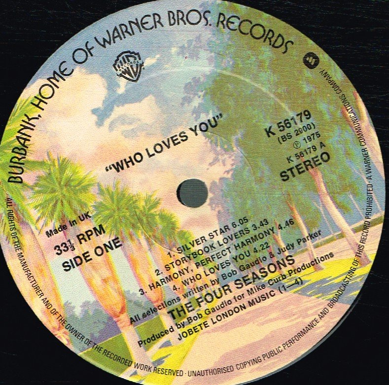 Four Seasons - Who Loves You - Lp