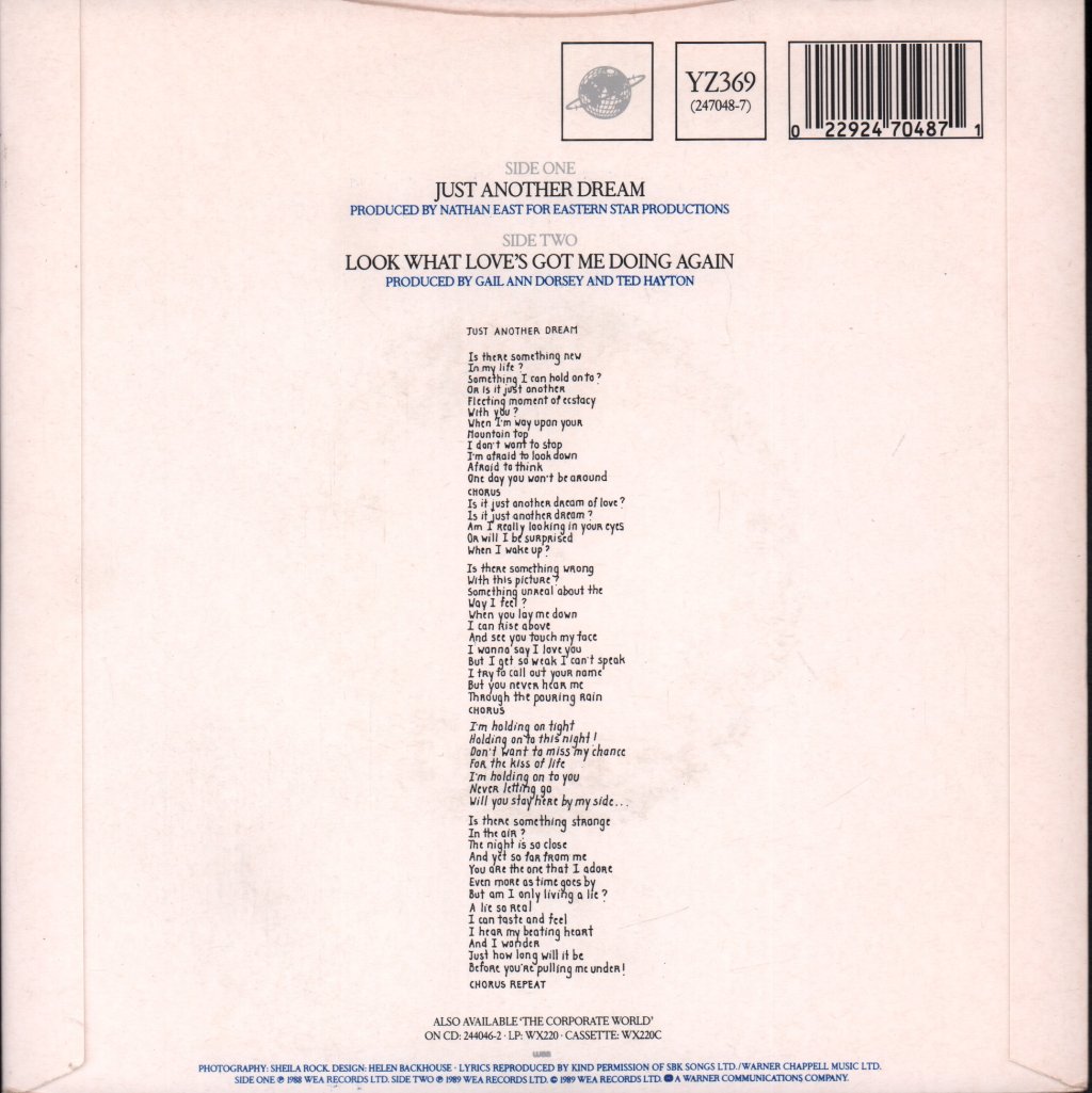 Gail Ann Dorsey - Just Another Dream - 7 Inch