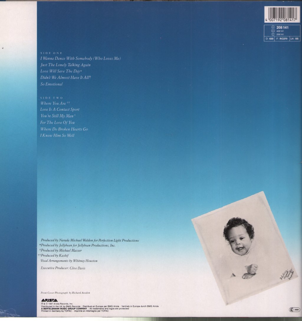 Whitney Houston - Whitney - Lp