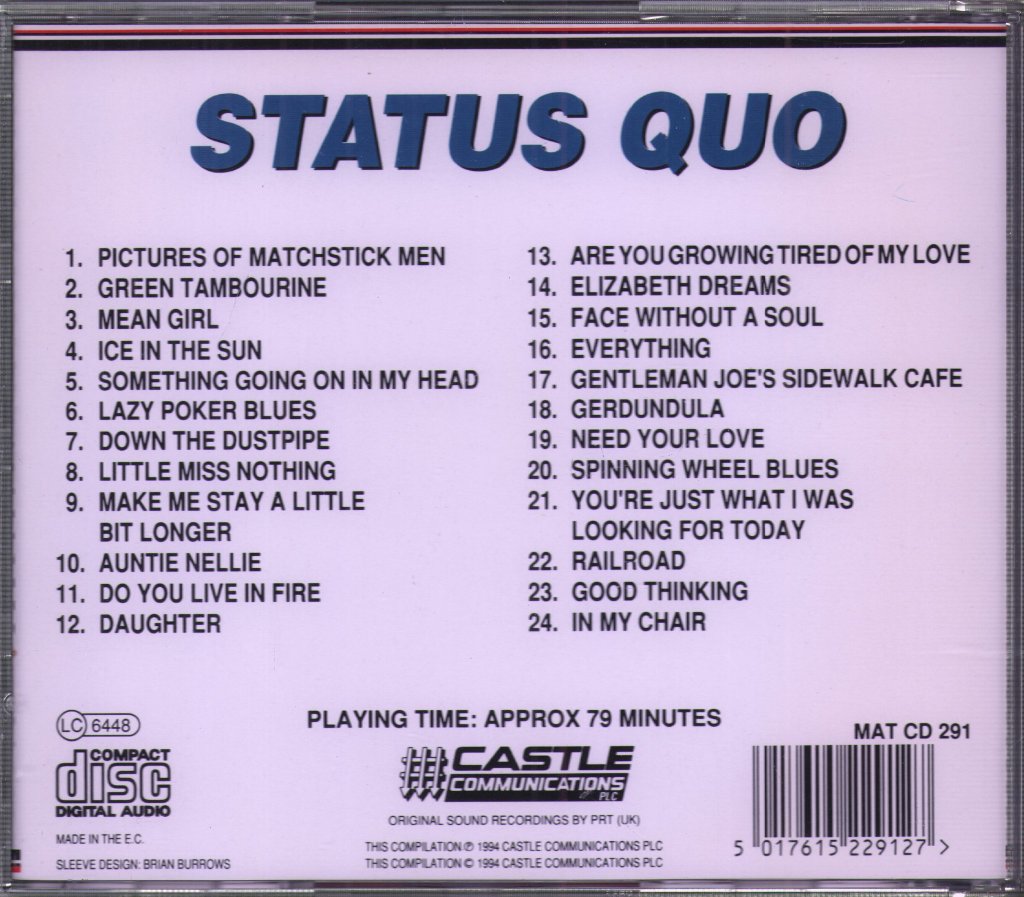 Status Quo - Original Recordings - Cd